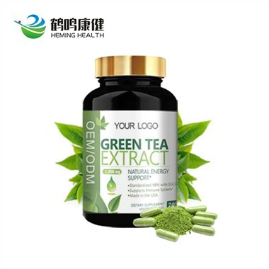 Grønn te ekstrakt kapsler